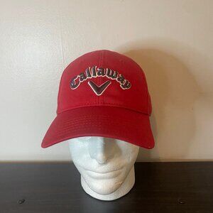 CALLAWAY V Golf Company Embroidered Baseball Hat Red Cap Lid Hat Adjustable